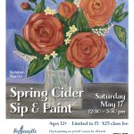 Spring Cider Sip & Paint workshop  May 17