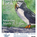 2026-03-21  Watercolor Batik Class