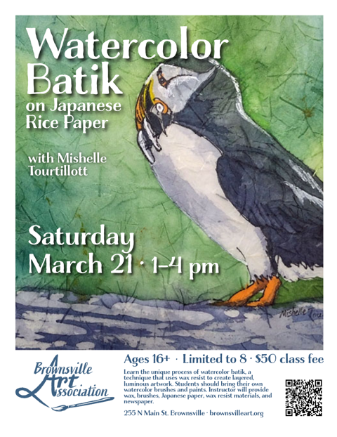 2026-03-21  Watercolor Batik Class